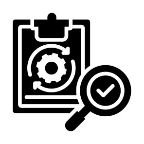 Controlling, Process, Audit, Inspection, Quality Control icon