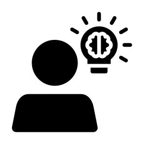 Founder, Smart, Idea, Innovation, Problem Solving icon