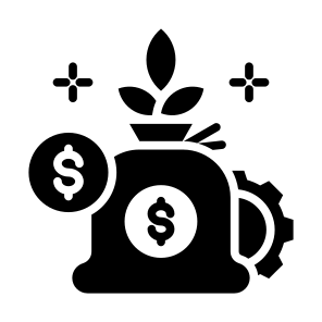 Investment, Fund, Salary, Money Bag, Management  icon