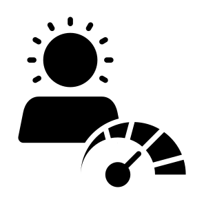 Over Confidence, User, Indicator, Performance, Level icon