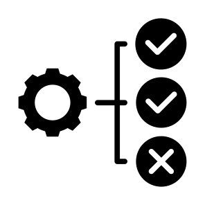 Testing, Test, Choice, Criteria, Check icon