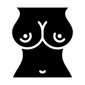 Breast, Woman, Human Body, Body Parts, Plastic Surgery  icon
