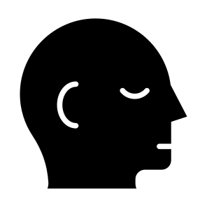 Head, Human, Profile, Face, User icon