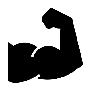 Muscle, Stronger, Arm, Fitness, Gym icon