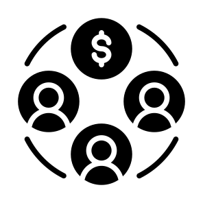 Connection, Consortium, Team, Network, Group, Investor icon