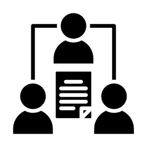 Delegation Tasks, User, Management, Assign, Tasks, Delegation  icon