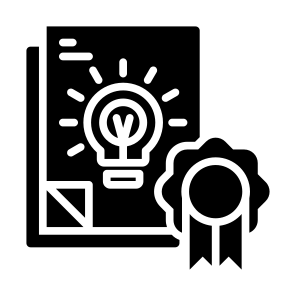 Intellectual Property, Document, Certificate, License, Certification, Patent  icon