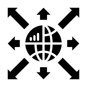 Market Expansion, Market, Global, International, Expansion, Market Share  icon