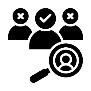 Selection, Select, Choice, Team, Recruitment, Screening icon