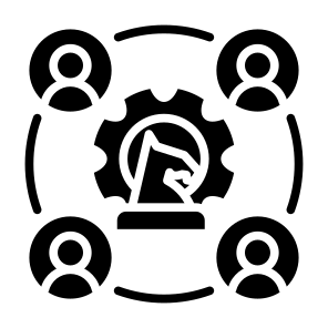 Strategic Alliance, Strategic, Teamwork, Cooperative, Collaboration, Team  icon
