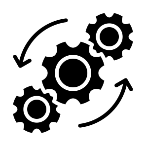 Synergy, Rotation, Process, Lifecycle, Transition, Continuity   icon