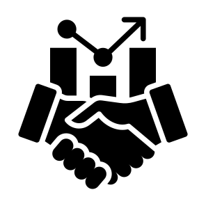 Acquisition, Statistics, Growth, Partnership, Takeover  icon