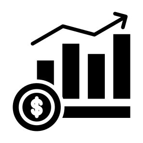 Business Growth, Process, Investment, Profit, Statistics icon