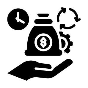 Efficiency, Time, Management, Process, Cost icon