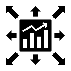 Expansion, Connection, Networking, Channel, Investment icon