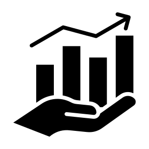 Investment, Money, Growth, Profit, Salary icon