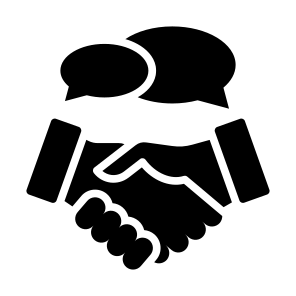 Negotiation, Meeting, Deal, Agreement,  Handshake icon