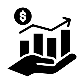 Profit Growth, Money, Economy,  Investment, Growth icon