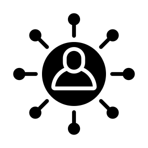 Channel, User, Connection, Networking, Network, Connect icon