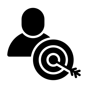 Goal, Target, Personal, Focus, Aim, Mission icon