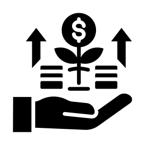 Income, Money, Financial, Investment, Growth, Increase icon
