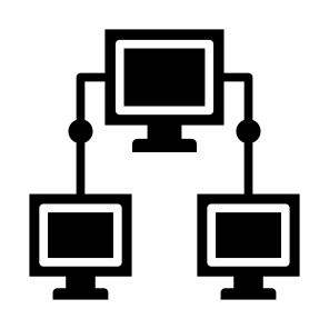 Computing, Distribution, Tehnology, Database, Connections, Connected, Technology, Computer  icon