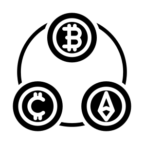 Crypto, Bitcoin, Coin, Ethereum, Currency icon