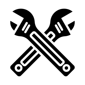 Adjustable Spanner, Wrench, Repair, Maintenance, Tools icon