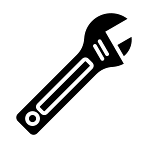 Adjustable Spanner, Wrench, Repair, Maintenance, Tools And Utensils, Spanner icon