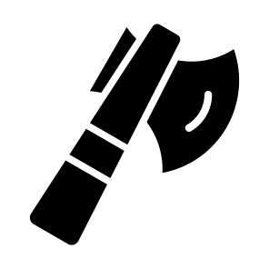 Axe, Weapon, Wood Cutting, Firewood, Woodcutter icon