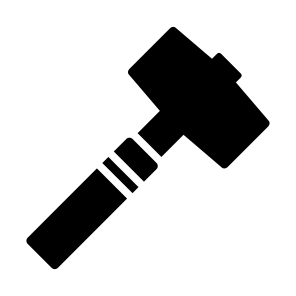 Big Hammer, Work, Repair, Hammer, Working icon