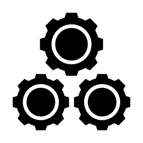 Gears, Cogwheel, Machine, Settings, Process icon