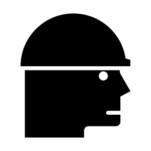 Hard Hat, Head, User, Helmet, Safety icon