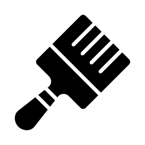 Paint Brush, Repair, Construction And Tools, Art And Design icon