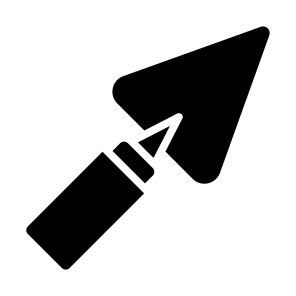 Trowel, Shovel, Spade, Gardening Tools, Farming And Gardening icon