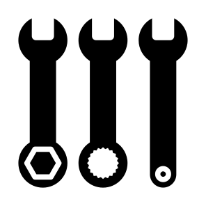 Wrenches, Mechanic, Repair, Maintenance, Technical Support icon