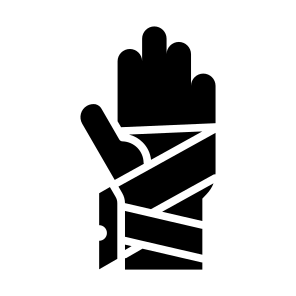 Bandage, Injury, Broken Hand, Wounded, Healthcare, Medical, Anatomy  icon