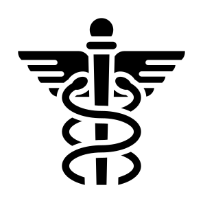Caduceus, Doctor, Cane, Medical, Serpents  icon