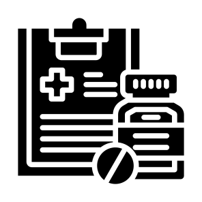 Medical Prescription, Pills, Prescribe, Medicine, Checkup  icon