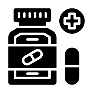 Medicine, Bottle, Pharmacy, Drug, Capsule  icon