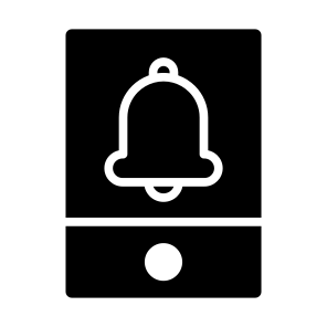 Bell, Electronics, Intercom, Smart House, Video Doorbell, Sensor, Wireless icon