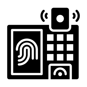 Fingerprint Identification, Fingerprint, Security, Lock, Scan, Finger, Handle icon