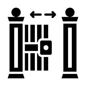 Gate, Security, Access, Automatic, Sensor, Automatic Gate icon