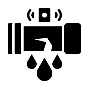 Leak Detector, Warning,  Industry, Leakage,  Flood, Sensor, Wireless icon