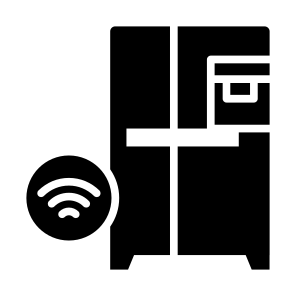 Refrigerator, Fridge, Frozen, Freezer, Furniture, Sensor, Wireless icon