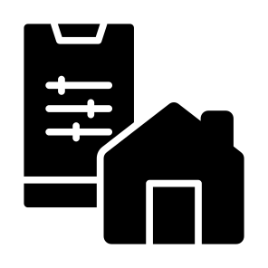 Smart Control,  Smart Home, Application, Sensor, Wireless, Adjustment icon