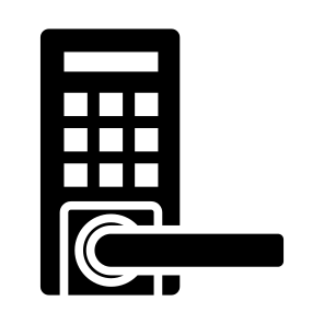 Smart Door, Door, Lock, Electronics, Smart Home, Smart Lock, Hendle icon