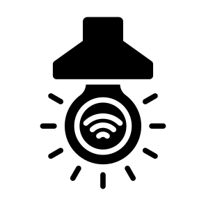 Smart Light, Technology, Light, Lamp, Sensor, Wireless,  Smart Home icon