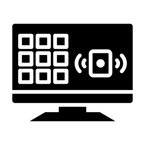 Smart Tv, Led, Television, Screen, Tv, Sensor, Wireless icon