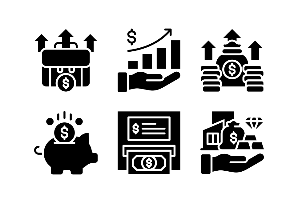 Accounting and Finance icon sheet Large Set Preview